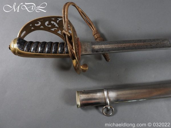 Victorian Royal Engineers Officer’s Sword by Henry Wilkinson - Image 6