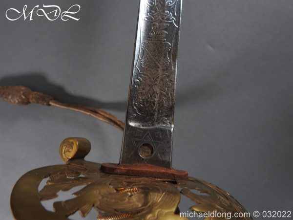 Victorian Royal Engineers Officer’s Sword by Henry Wilkinson - Image 13