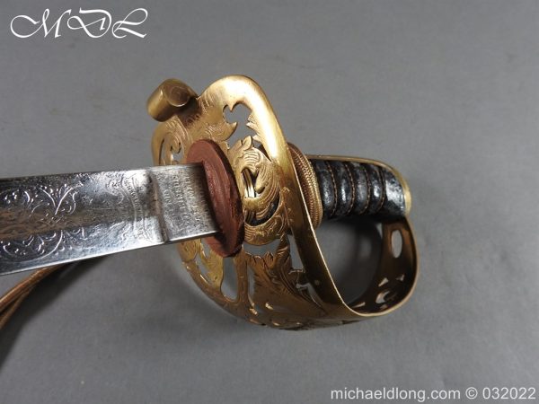 Victorian Royal Engineers Officer’s Sword by Henry Wilkinson - Image 27