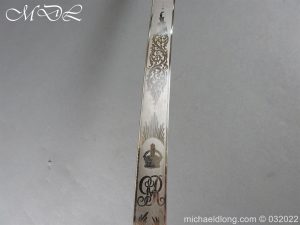 michaeldlong.com 25835 300x225 1831 Pattern Officer's Mameluke Sword of The Rt Hon Lord Kenyon