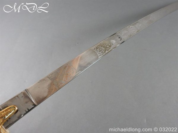 michaeldlong.com 25836 600x450 1831 Pattern Officer's Mameluke Sword of The Rt Hon Lord Kenyon