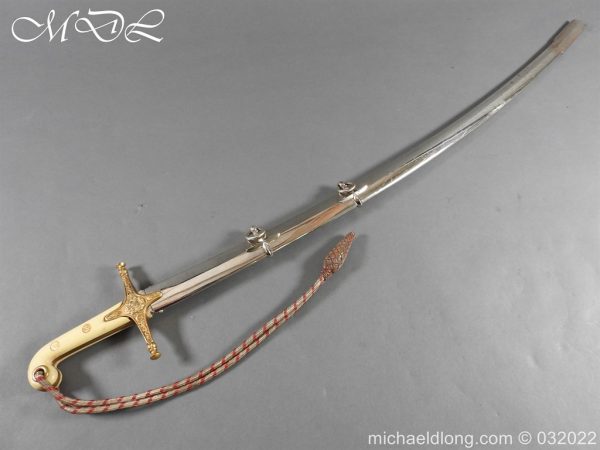 michaeldlong.com 25844 600x450 1831 Pattern Officer's Mameluke Sword of The Rt Hon Lord Kenyon