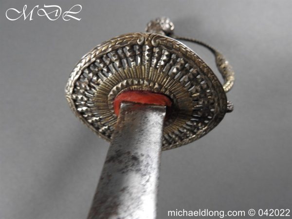 French 18th Century Silver Gilt Small Sword - Image 12