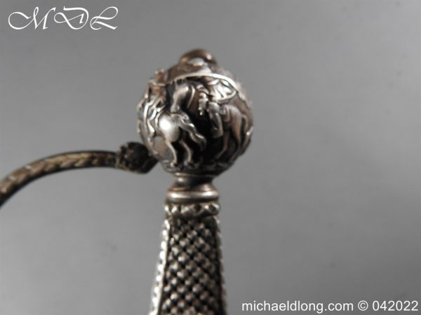 French 18th Century Silver Gilt Small Sword - Image 18
