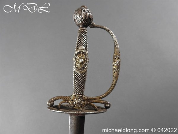 French 18th Century Silver Gilt Small Sword - Image 19