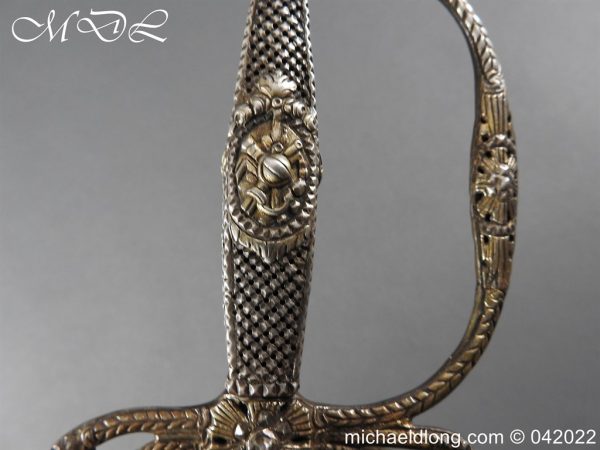 French 18th Century Silver Gilt Small Sword - Image 21