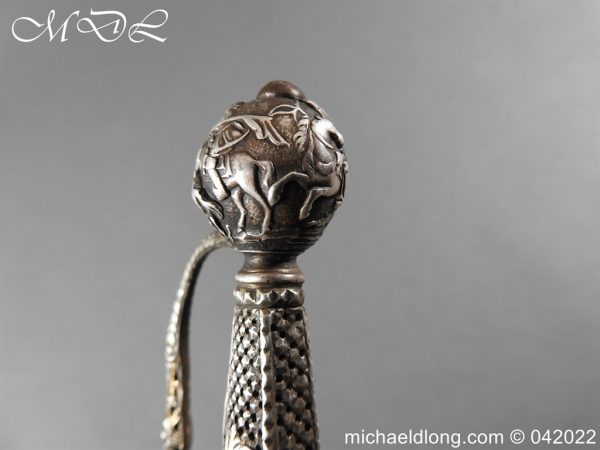 French 18th Century Silver Gilt Small Sword - Image 25