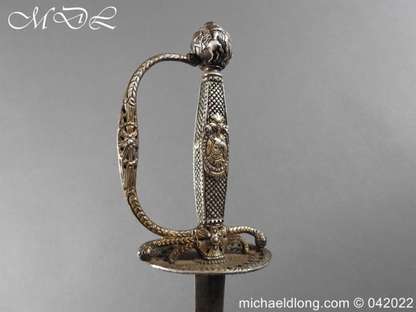 French 18th Century Silver Gilt Small Sword - Image 26