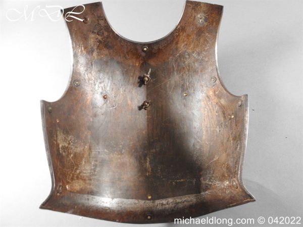 michaeldlong.com 300172 600x450 French Carabiniers Cuirass Back and Breast Plate