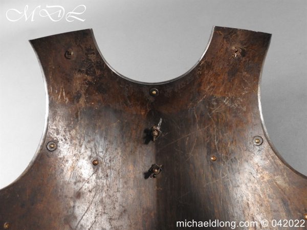 michaeldlong.com 300173 600x450 French Carabiniers Cuirass Back and Breast Plate