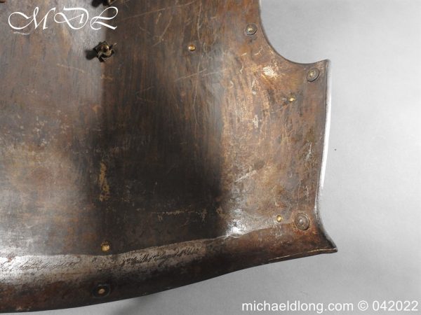 michaeldlong.com 300175 600x450 French Carabiniers Cuirass Back and Breast Plate