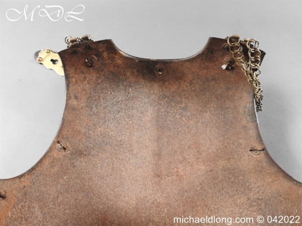 michaeldlong.com 300184 600x450 French Carabiniers Cuirass Back and Breast Plate