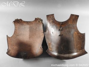 michaeldlong.com 300186 300x225 French Carabiniers Cuirass Back and Breast Plate