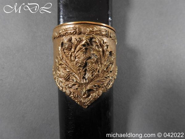 Scottish Queens Own Cameron Highlanders Dress Dirk - Image 18