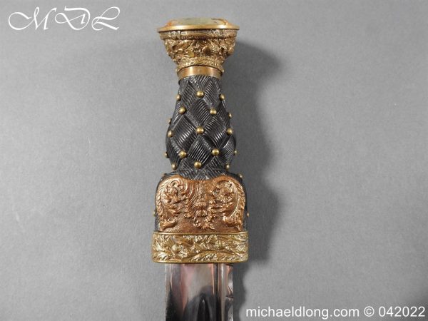 Scottish Queens Own Cameron Highlanders Dress Dirk - Image 10