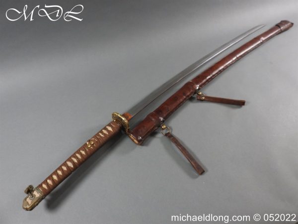 WW2 Japanese Officer's Sword Signed Blade - Image 26