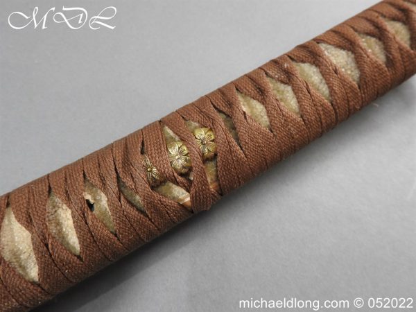 WW2 Japanese Officer's Sword Signed Blade - Image 7