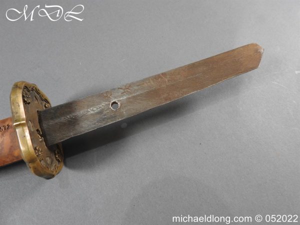 WW2 Japanese Officer's Sword Signed Blade - Image 6