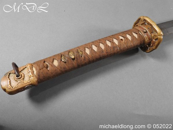 michaeldlong.com 3001078 600x450 WW2 Japanese Officer's Sword c 14th Century Blade