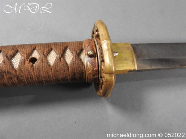 michaeldlong.com 3001079 600x450 WW2 Japanese Officer's Sword c 14th Century Blade