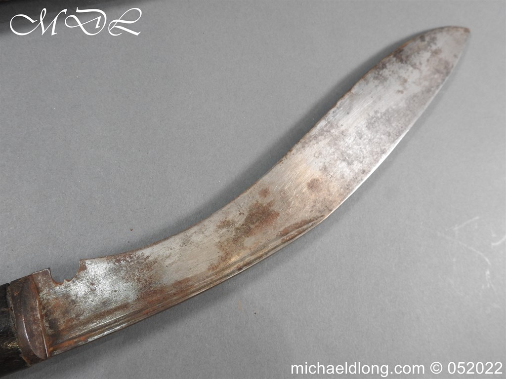 19th century Kukri or Khukuri with Silver Mounted Scabbard - Image 10