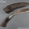 19th century Kukri or Khukuri Carved Hilt