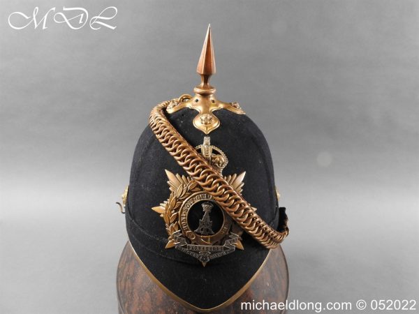 michaeldlong.com 3001145 600x450 Yorkshire Regiment Officer's Blue Cloth Helmet
