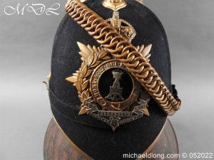 michaeldlong.com 3001146 300x225 Yorkshire Regiment Officer's Blue Cloth Helmet