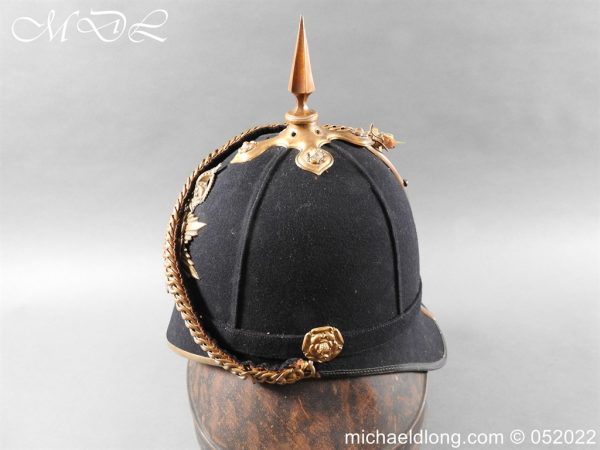 michaeldlong.com 3001151 600x450 Yorkshire Regiment Officer's Blue Cloth Helmet