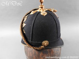 michaeldlong.com 3001152 300x225 Yorkshire Regiment Officer's Blue Cloth Helmet