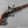 Silver Mounted Flintlock Pistol By Gandon