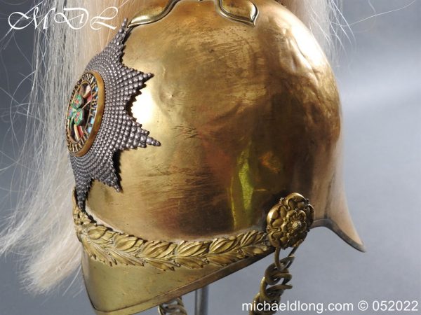 michaeldlong.com 300688 600x450 Royal Irish 4th Dragoon Guards Parade Helmet