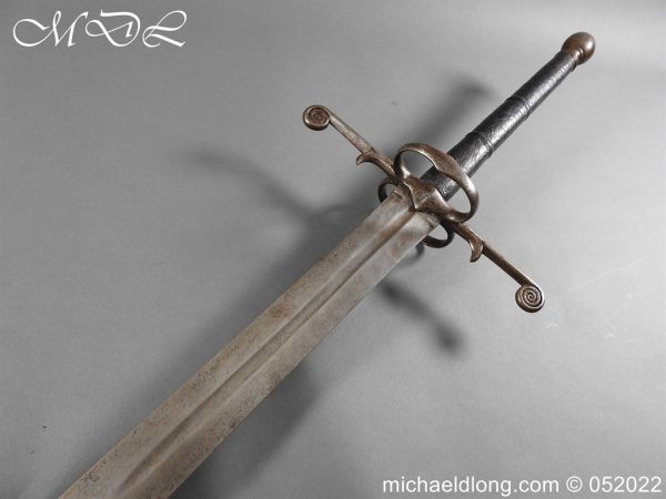 michaeldlong.com 300710 600x450 16th Century Sword Double Handed
