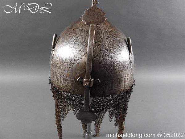 michaeldlong.com 300714 600x450 Persian 19th C Kula Kud Helmet
