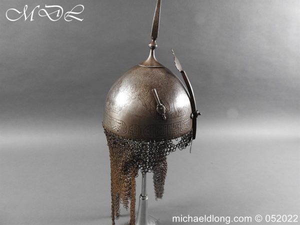 michaeldlong.com 300716 600x450 Persian 19th C Kula Khud Helmet