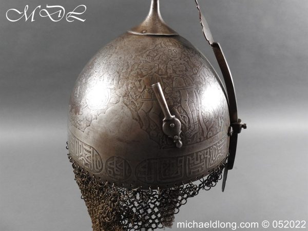 michaeldlong.com 300717 600x450 Persian 19th C Kula Khud Helmet