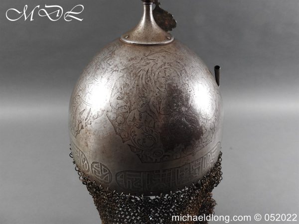 michaeldlong.com 300719 600x450 Persian 19th C Kula Khud Helmet
