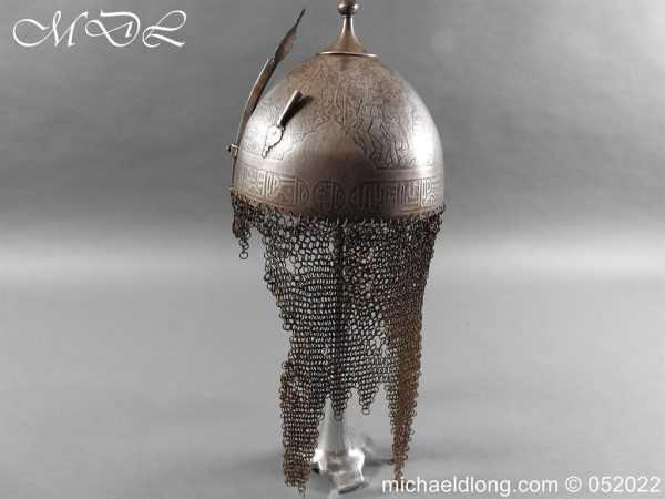 michaeldlong.com 300722 600x450 Persian 19th C Kula Kud Helmet