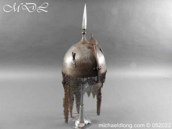 michaeldlong.com 300727 600x450 Persian 19th C Kula Kud Helmet