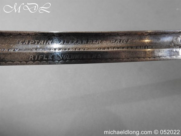 michaeldlong.com 300997 600x450 Glamorganshire Rifle Volunteers Sword Presentation Sword