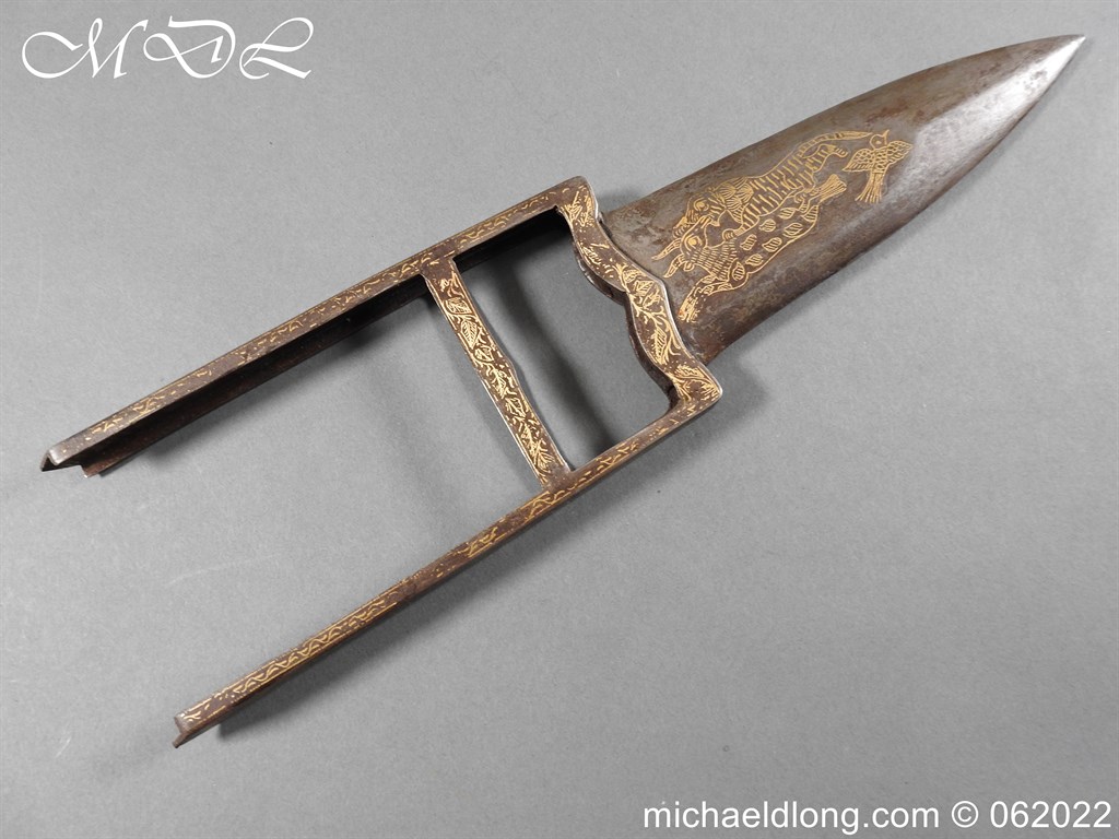 Indian Damascus Bladed Double Katar 19th century - Image 21