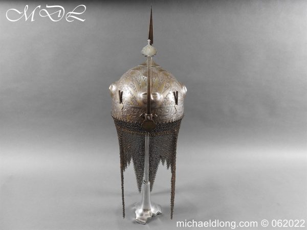 michaeldlong.com 3001389 600x450 Indo Persia 19th Century Kula Khud Helmet