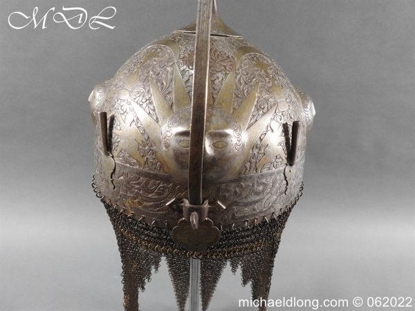 michaeldlong.com 3001391 600x450 Indo Persia 19th Century Kula Khud Helmet