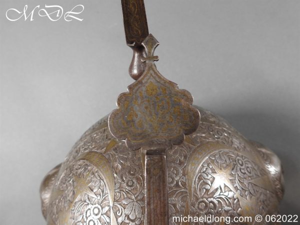 michaeldlong.com 3001411 600x450 Indo Persia 19th Century Kula Khud Helmet