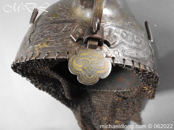 michaeldlong.com 3001412 600x450 Indo Persia 19th Century Kula Khud Helmet