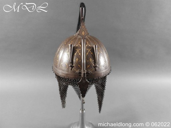 michaeldlong.com 3001415 600x450 Kula Khud 19th c Persian Helmet