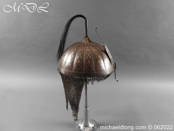 michaeldlong.com 3001419 600x450 Kula Khud 19th c Persian Helmet