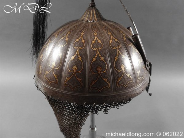 michaeldlong.com 3001420 600x450 Kula Khud 19th c Persian Helmet