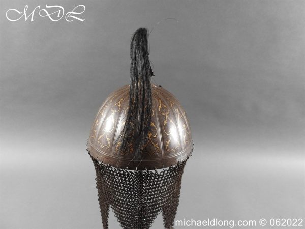 michaeldlong.com 3001424 600x450 Kula Khud 19th c Persian Helmet