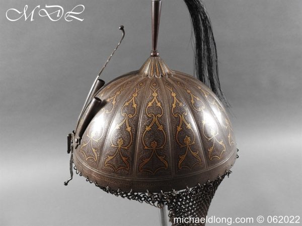 michaeldlong.com 3001429 600x450 Kula Khud 19th c Persian Helmet